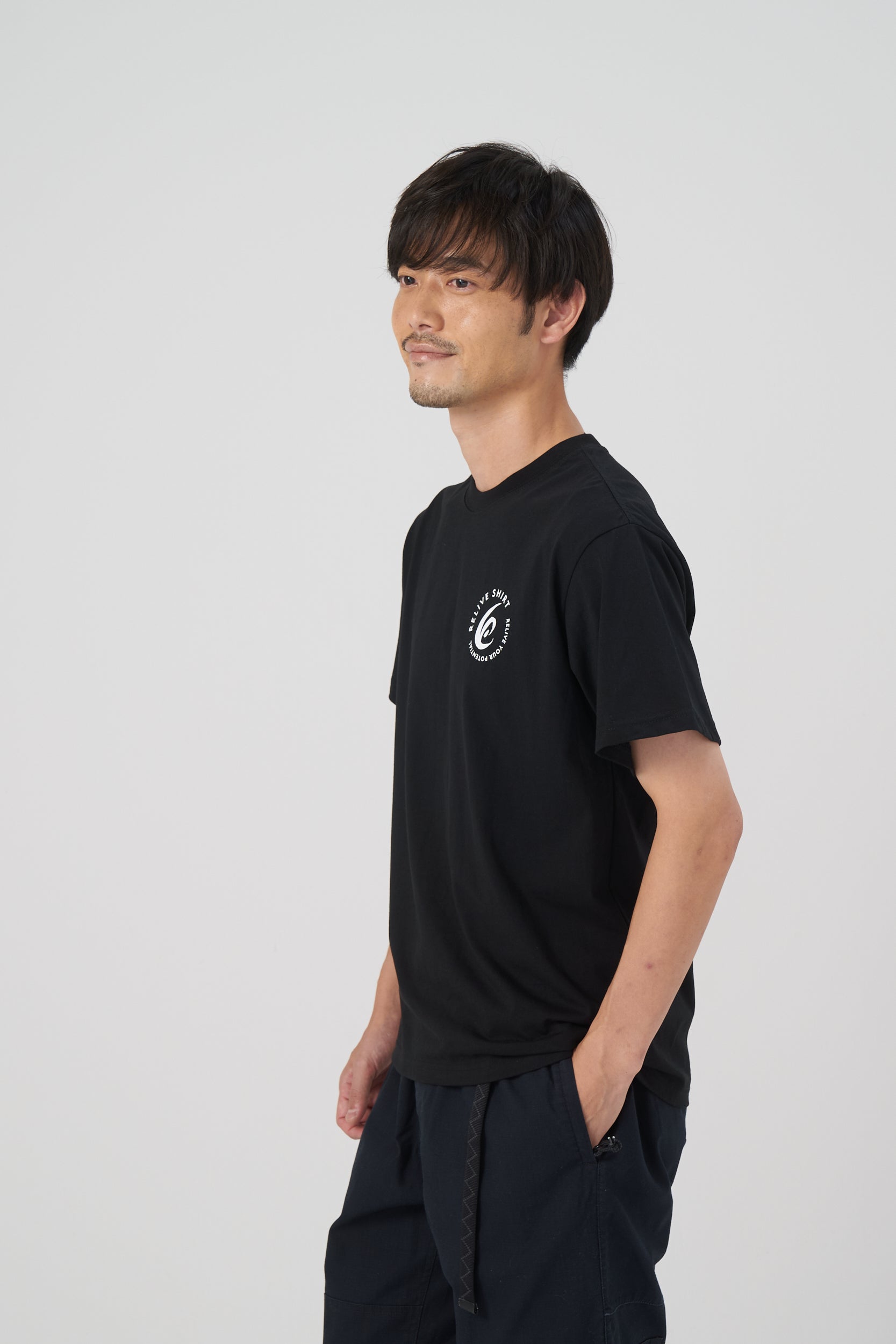リライブシャツ　Lサイズ　紺色ネイビー 公式] リライブシャツ公式オンラインショップ 商品一覧 – [公式