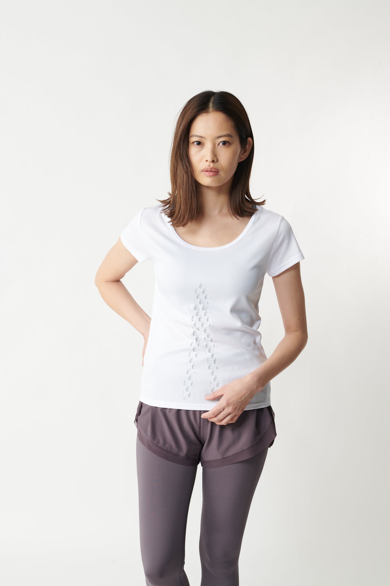 ＜レディース＞ リライブインナー［2分袖］